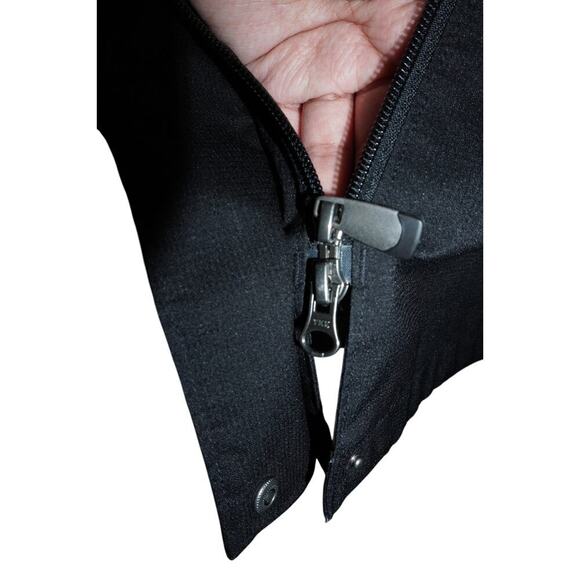 The North Face Women’s Black Insulated Parka Jacket Size Large L – Missing Belt - Picture 13 of 15